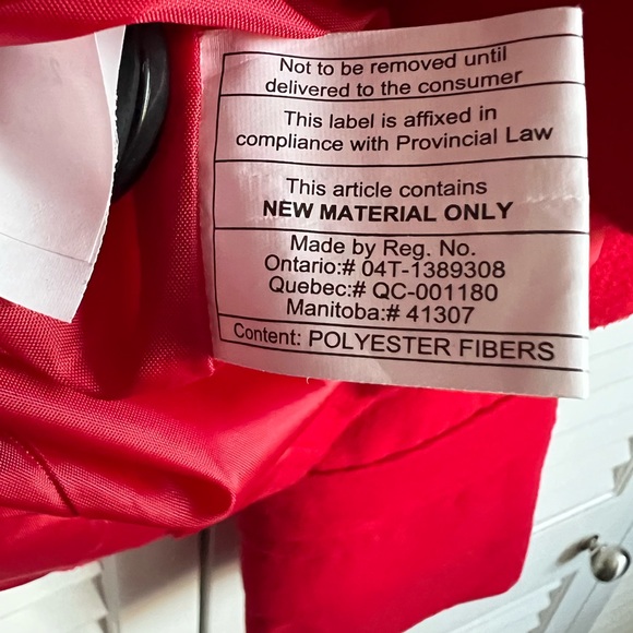 American Rag Red Pea Coat Size Large - Picture 8 of 10